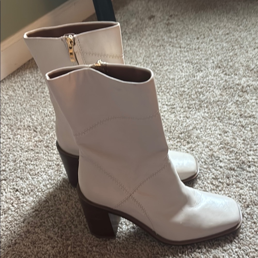 Franco Sarto “Stormy” Boots in White